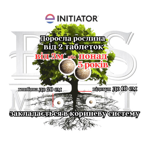 Инициатор инсектицид  упаковка 400 таб. 1 кг [14,5 грн/таб]
